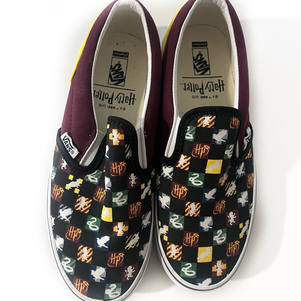 Vans X Harry Potter Youth Slip On Shies Sz 3 1/2